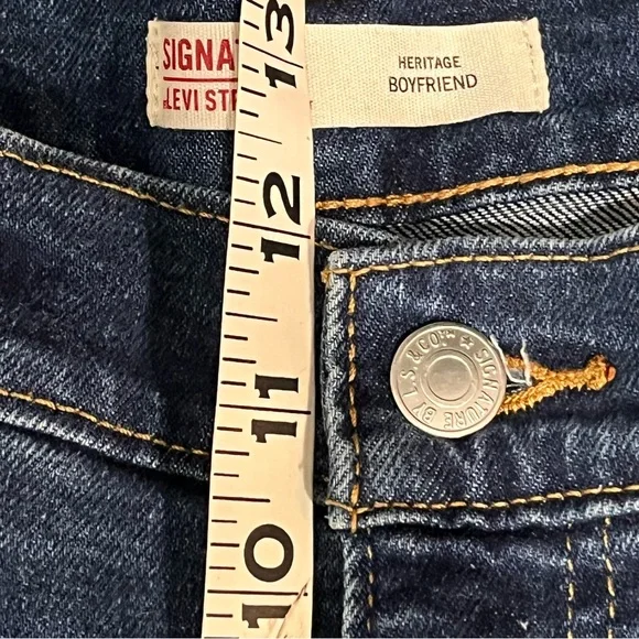 Levi’s Heritage Boyfriend Denim Jeans Women’s Size 8 Cuffed Summer Streetwear - Picture 10 of 13